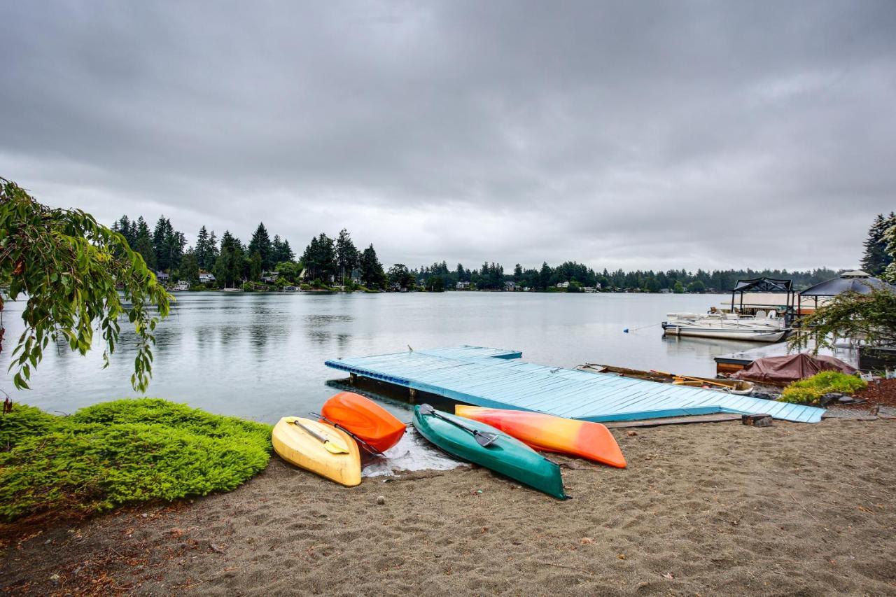 Tacoma Home On Steilacoom Lake With Dock! Экстерьер фото