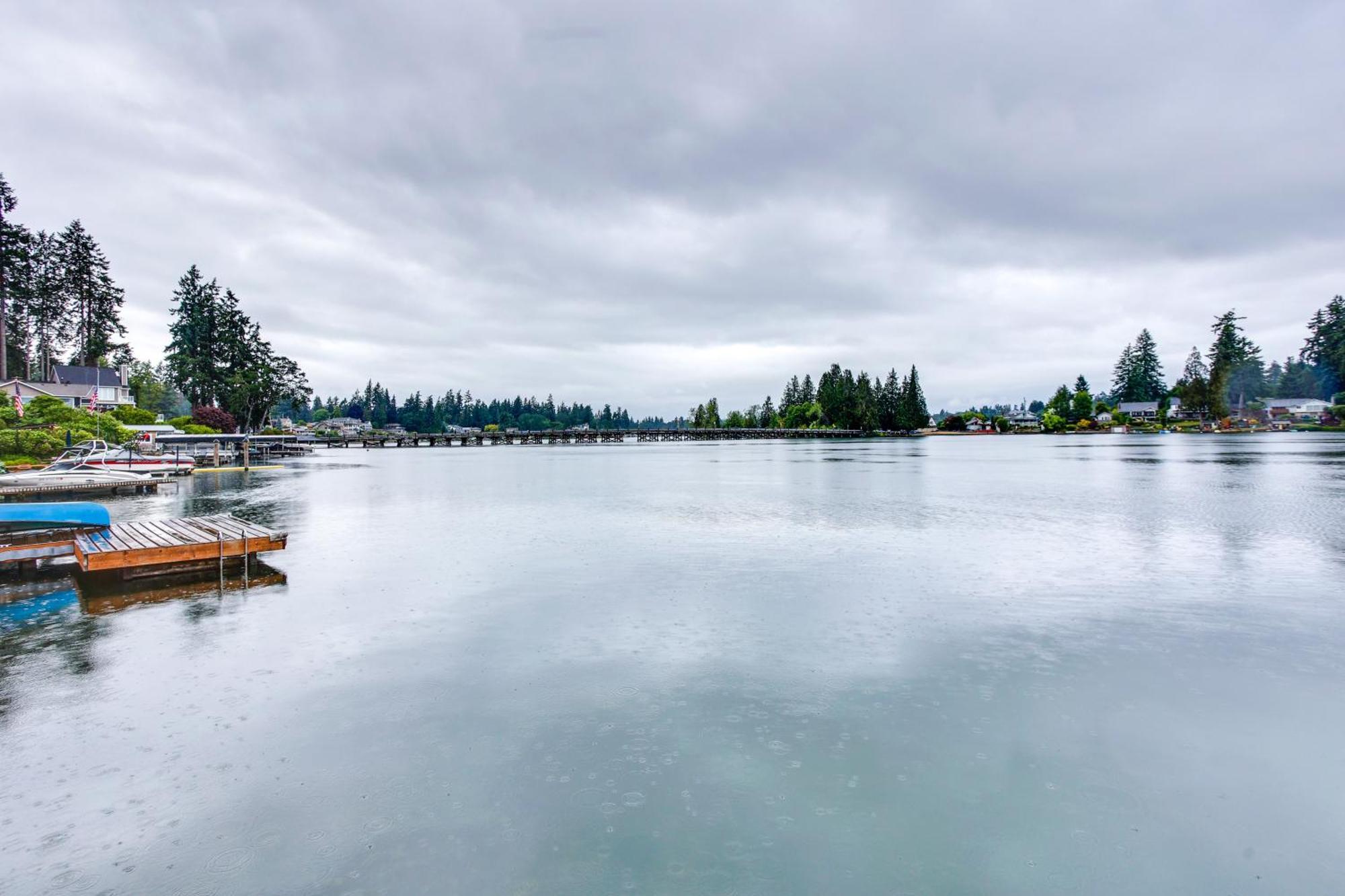 Tacoma Home On Steilacoom Lake With Dock! Экстерьер фото