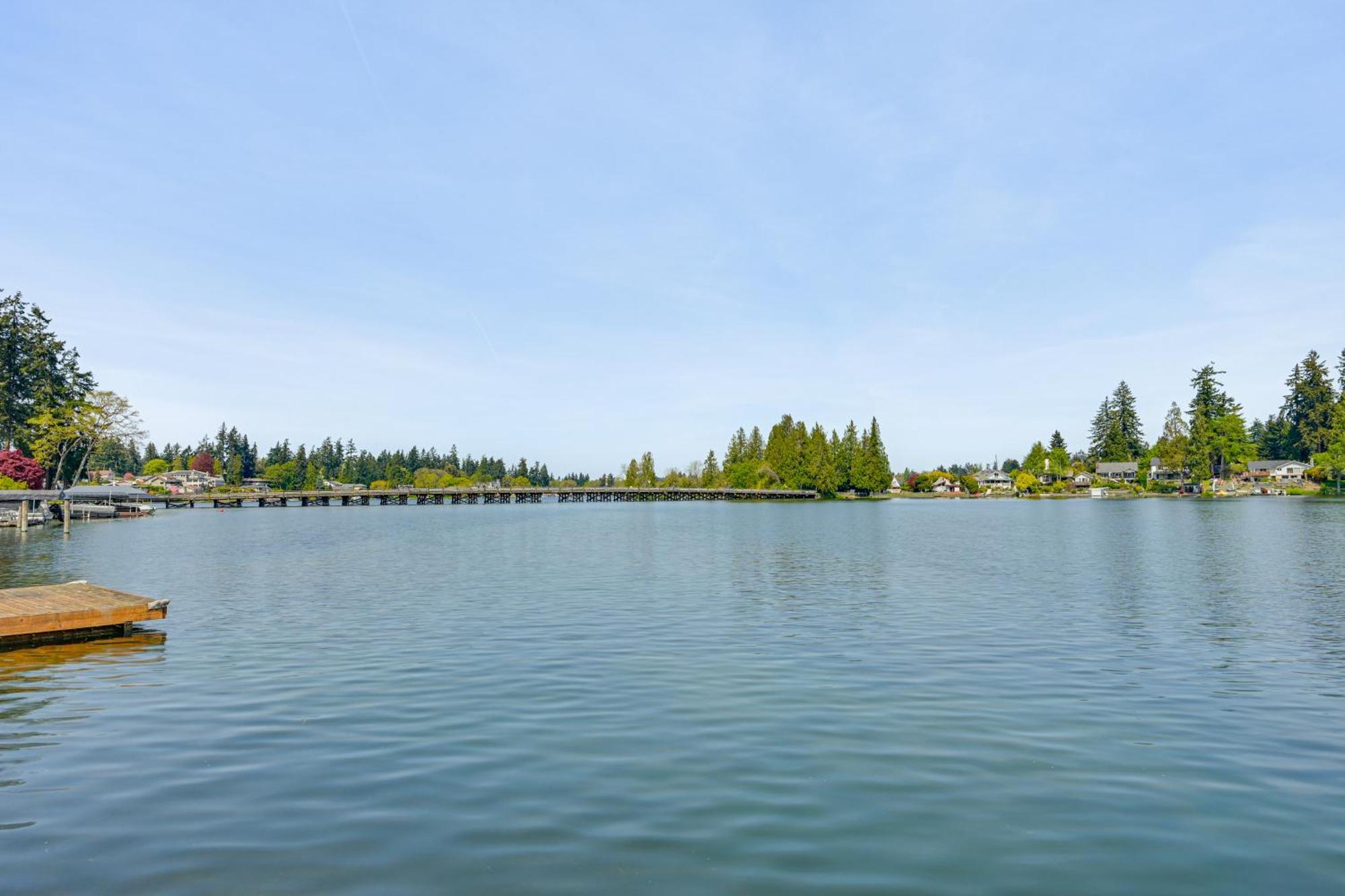 Tacoma Home On Steilacoom Lake With Dock! Экстерьер фото