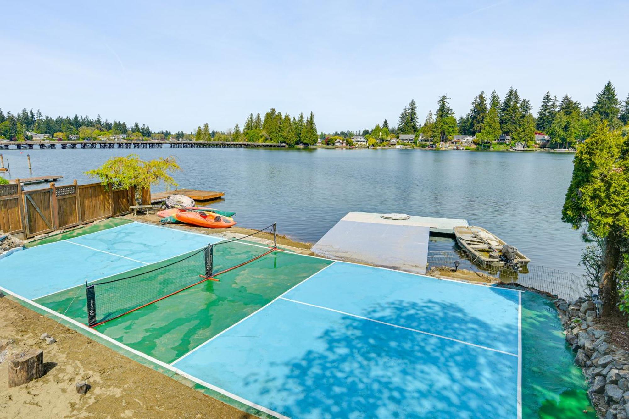Tacoma Home On Steilacoom Lake With Dock! Экстерьер фото