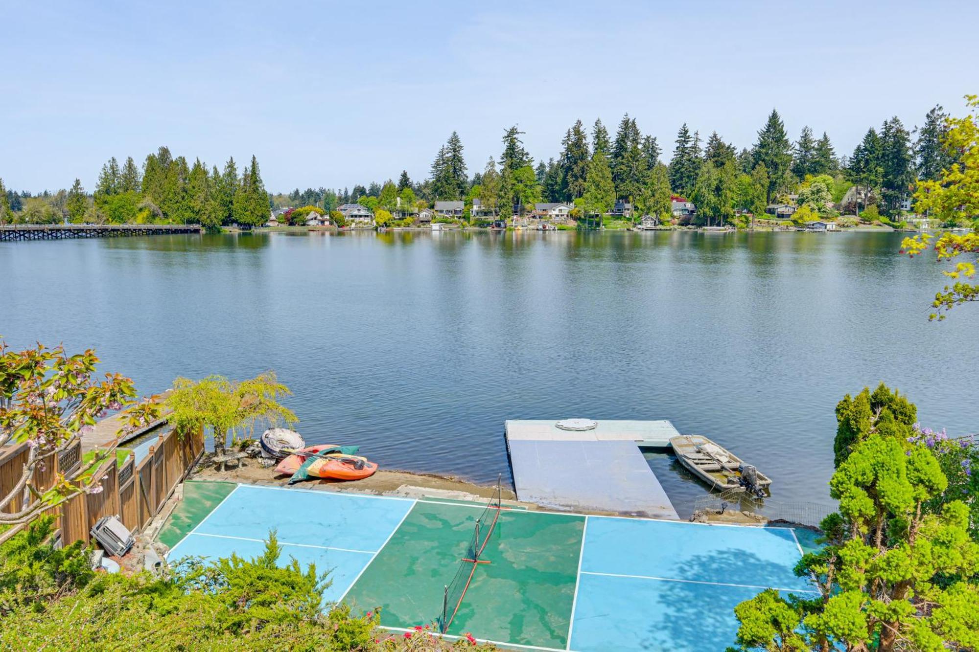 Tacoma Home On Steilacoom Lake With Dock! Экстерьер фото